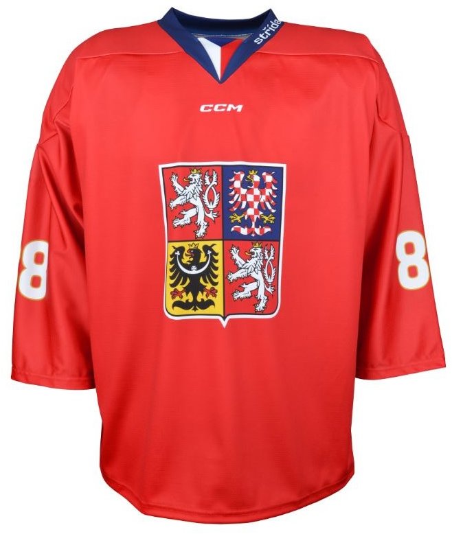 CCM Reprezentačný dres červený Pastrňák S