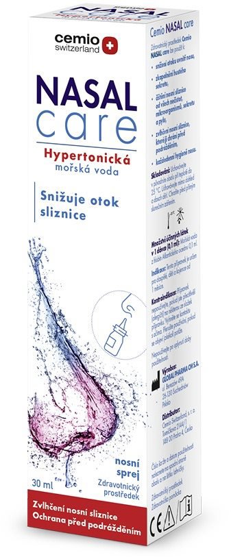 Cemio Hypertonická morská voda Nasal Care, 30 ml