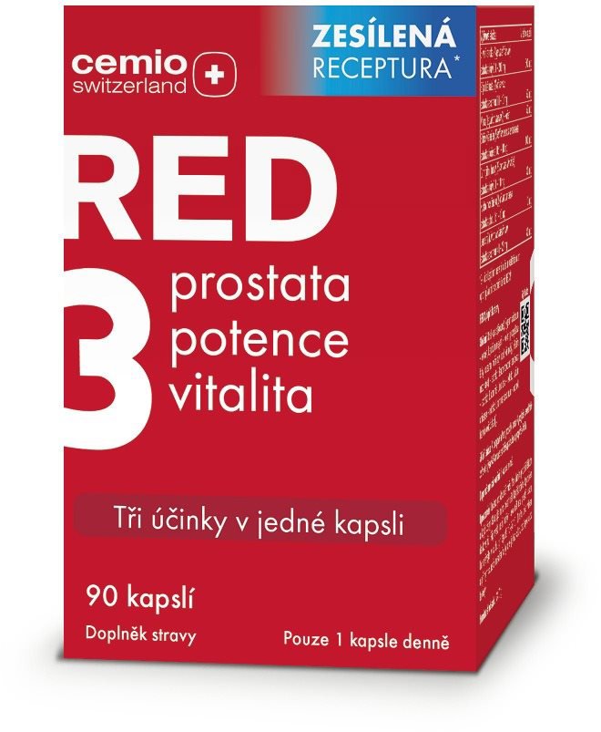 Cemio RED3, 90 kapsúl
