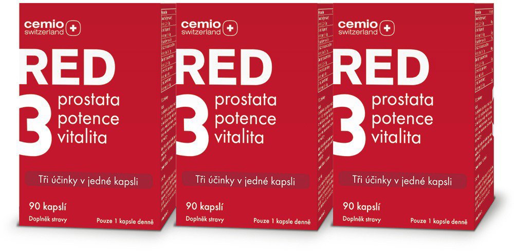 Cemio RED3, 3× 90 kapsúl
