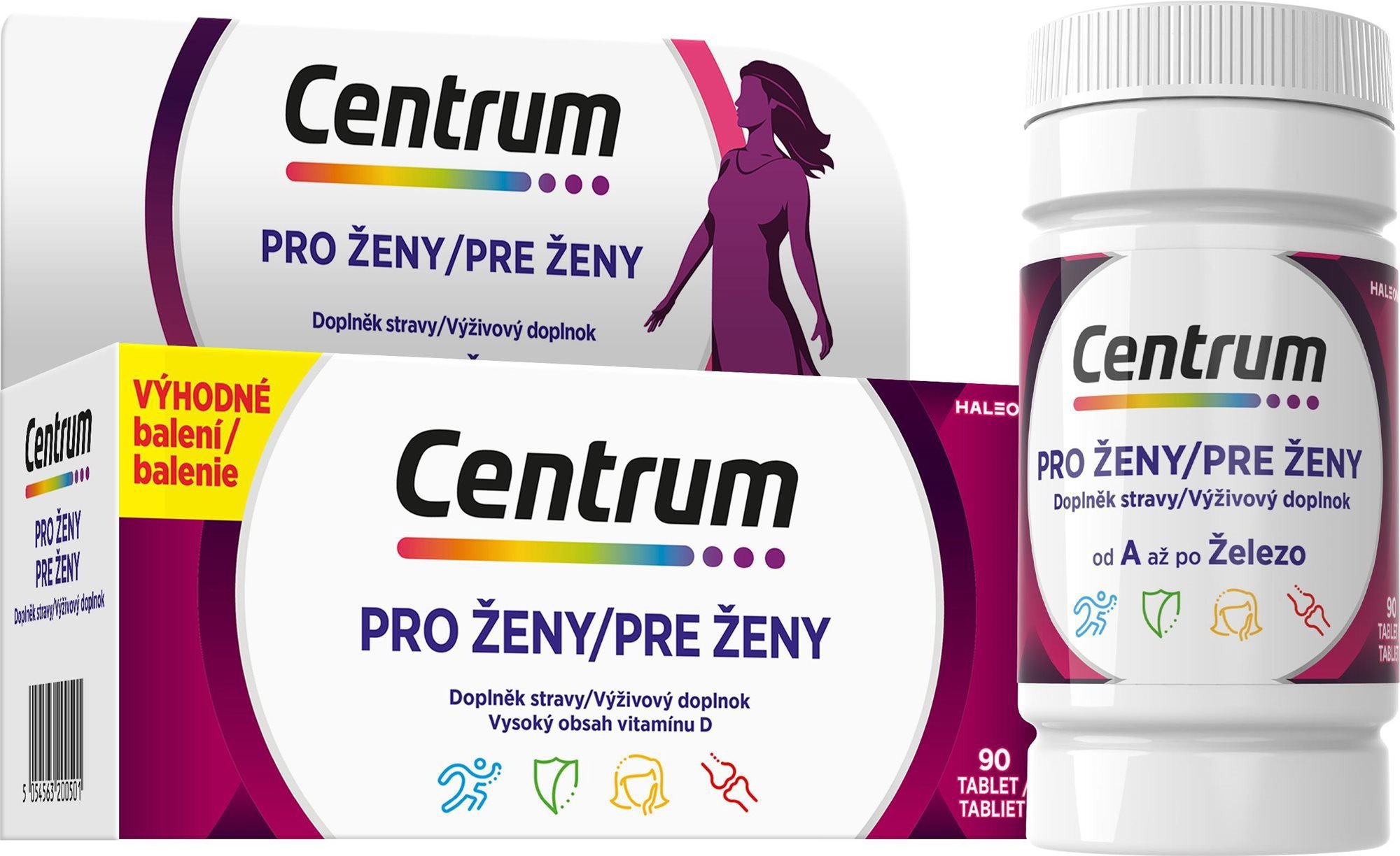 Centrum Multivitamín pre ženy 90 tabliet