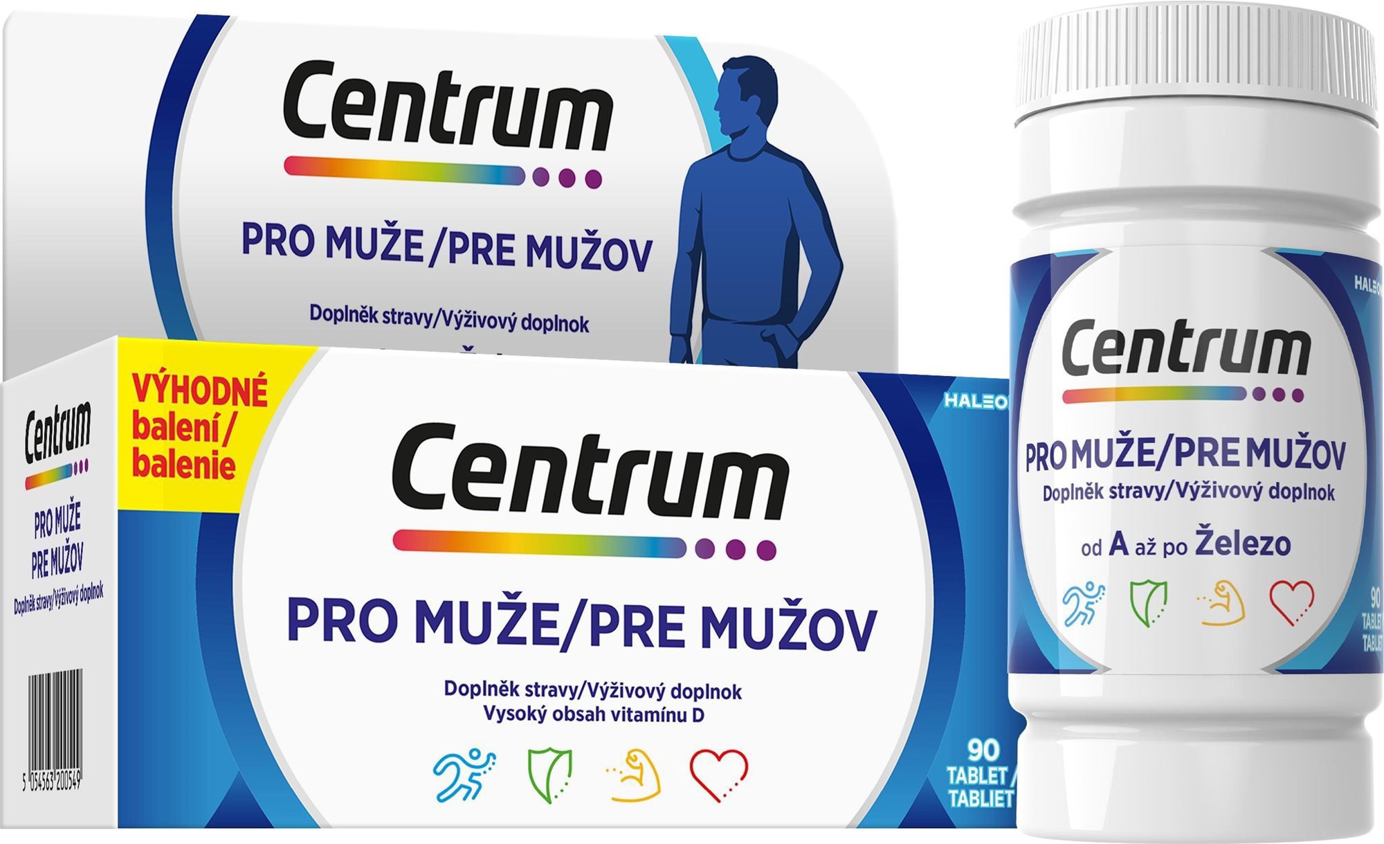 Centrum Multivitamín pre mužov 90 tabliet