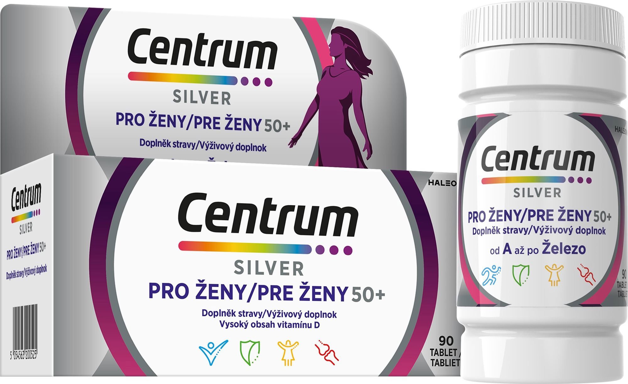 Centrum Multivitamín pre ženy 50+ 90 tabliet