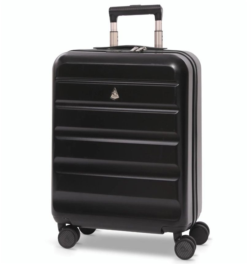 AEROLITE Kabínový kufor T-635 S, čierny