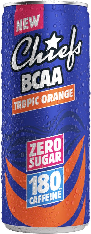 Chiefs BCAA výkonnostný nápoj 330 ml tropický pomaranč