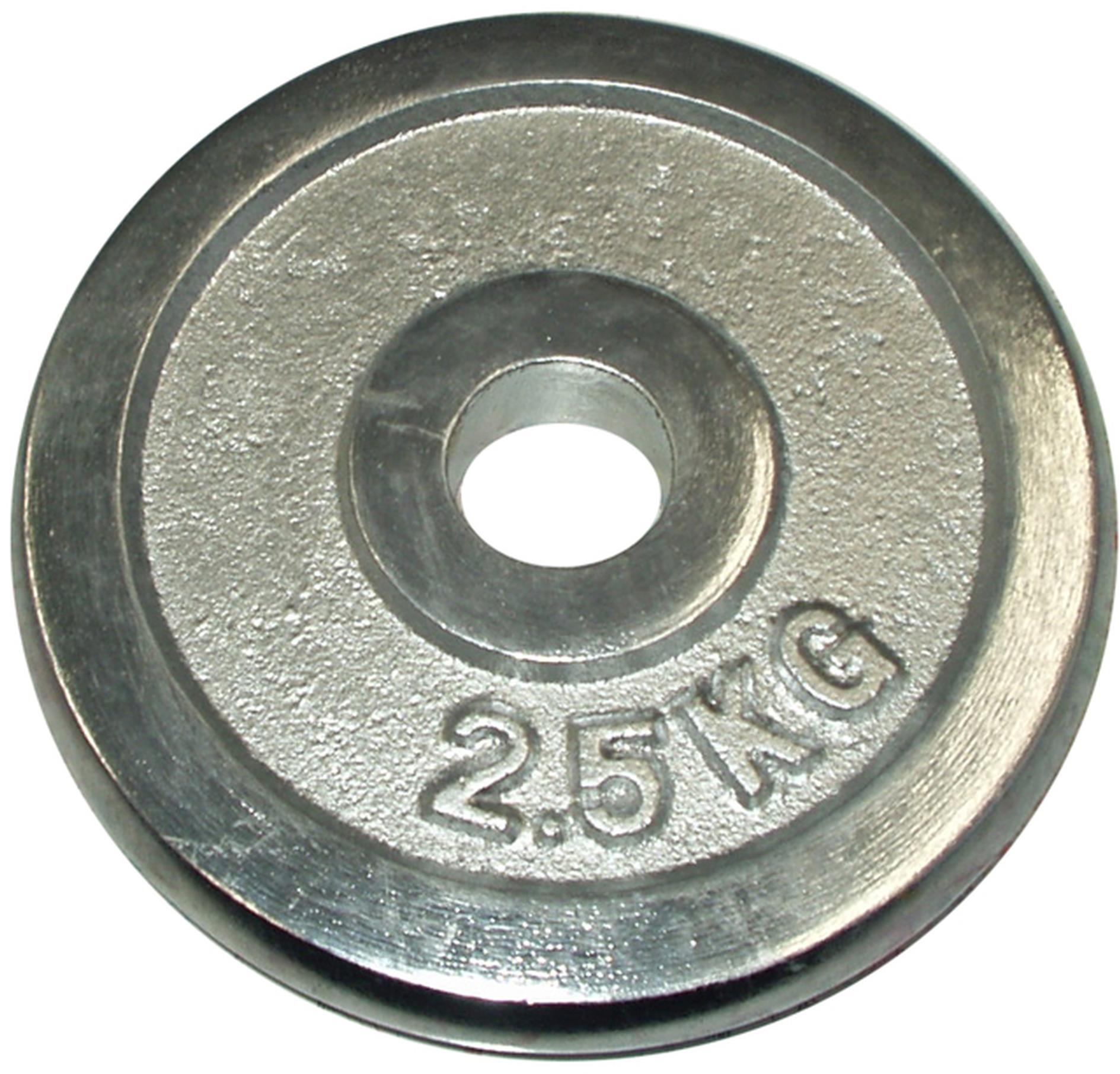 KUBIsport Kotouč chrom 2,5 kg - 30 mm