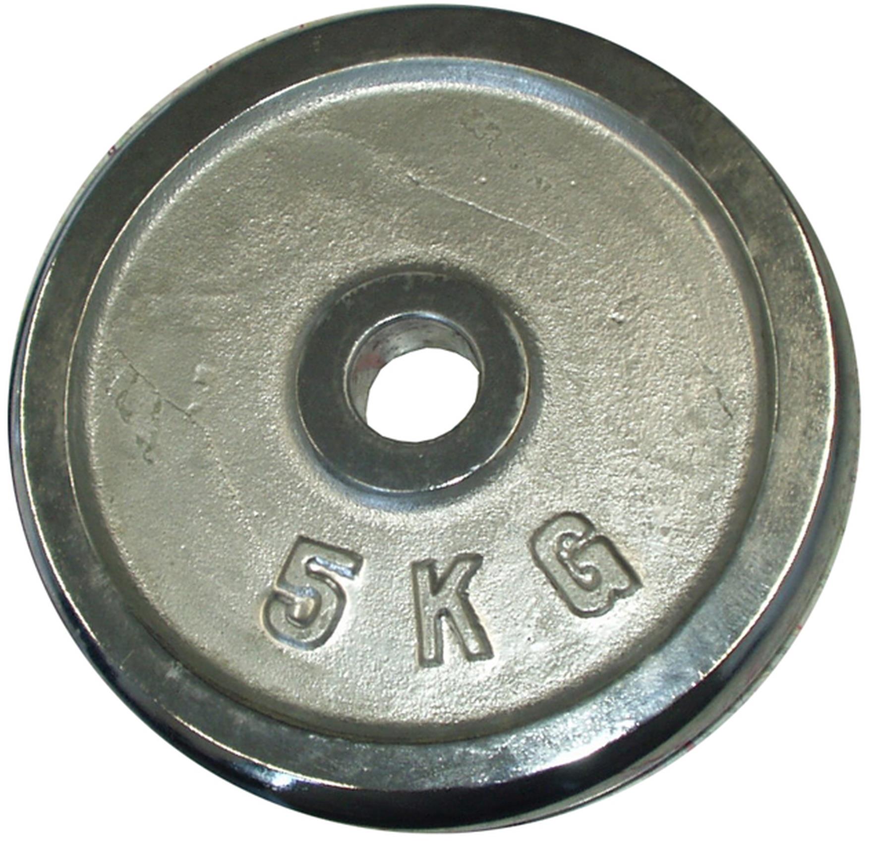 KUBIsport Kotúč chróm 5 kg – 30 mm