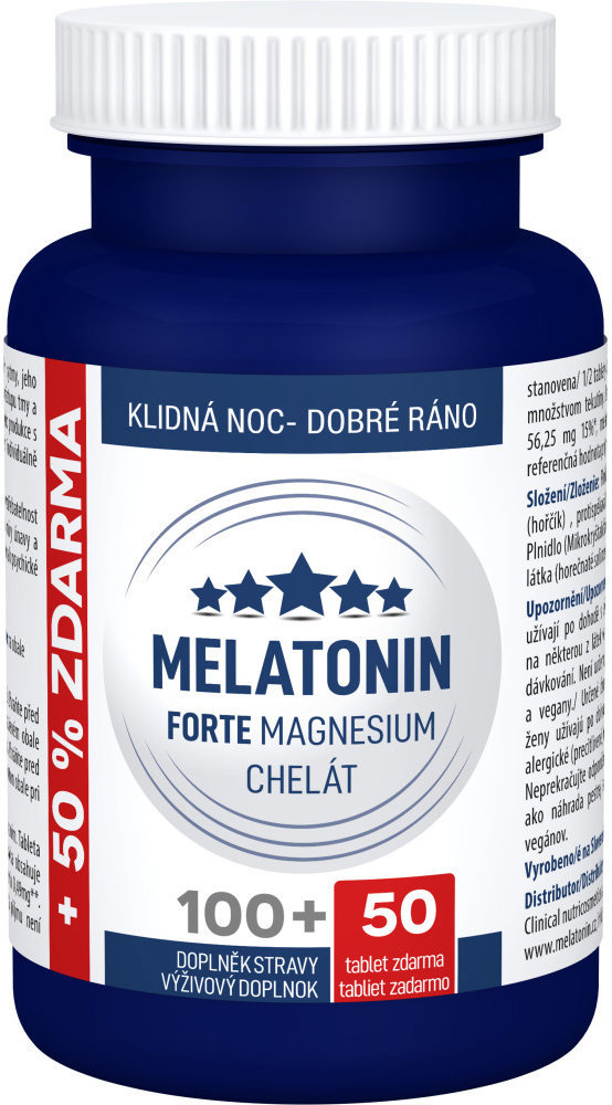 Clinical Melatonín Forte Magnesium chelát 100 + 50 tabliet