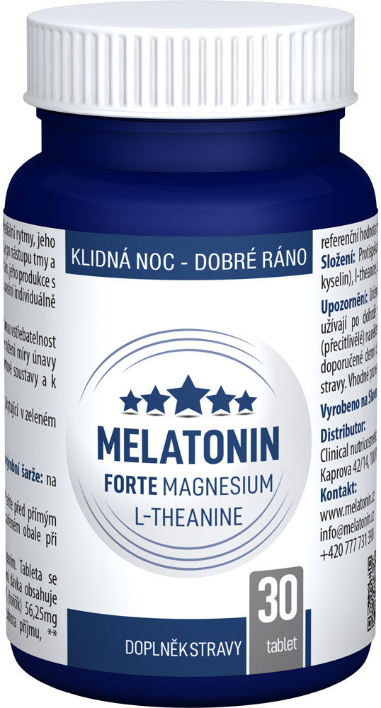 Clinical Melatonín Forte Magnesium L-Theanine 30 tabliet