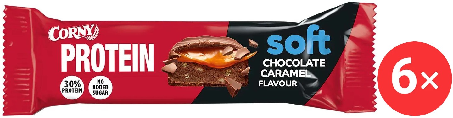 Corny Protein Soft 6× 45 g, chocolate caramel