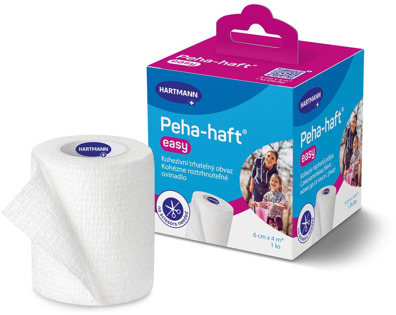 Peha Haft easy kohézne trhateľné ovínadlo 6 cm × 4 m