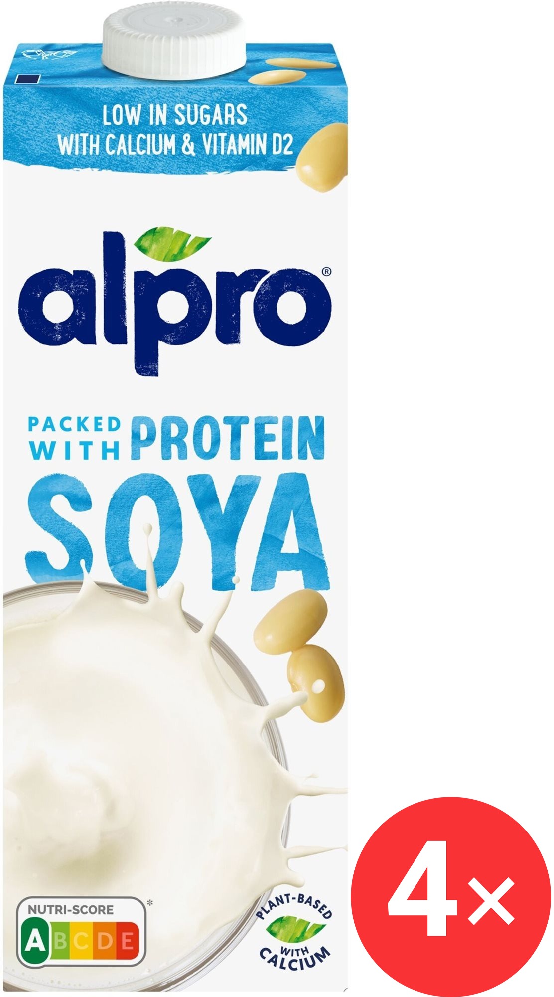 Alpro sójový nápoj 4× 1 l