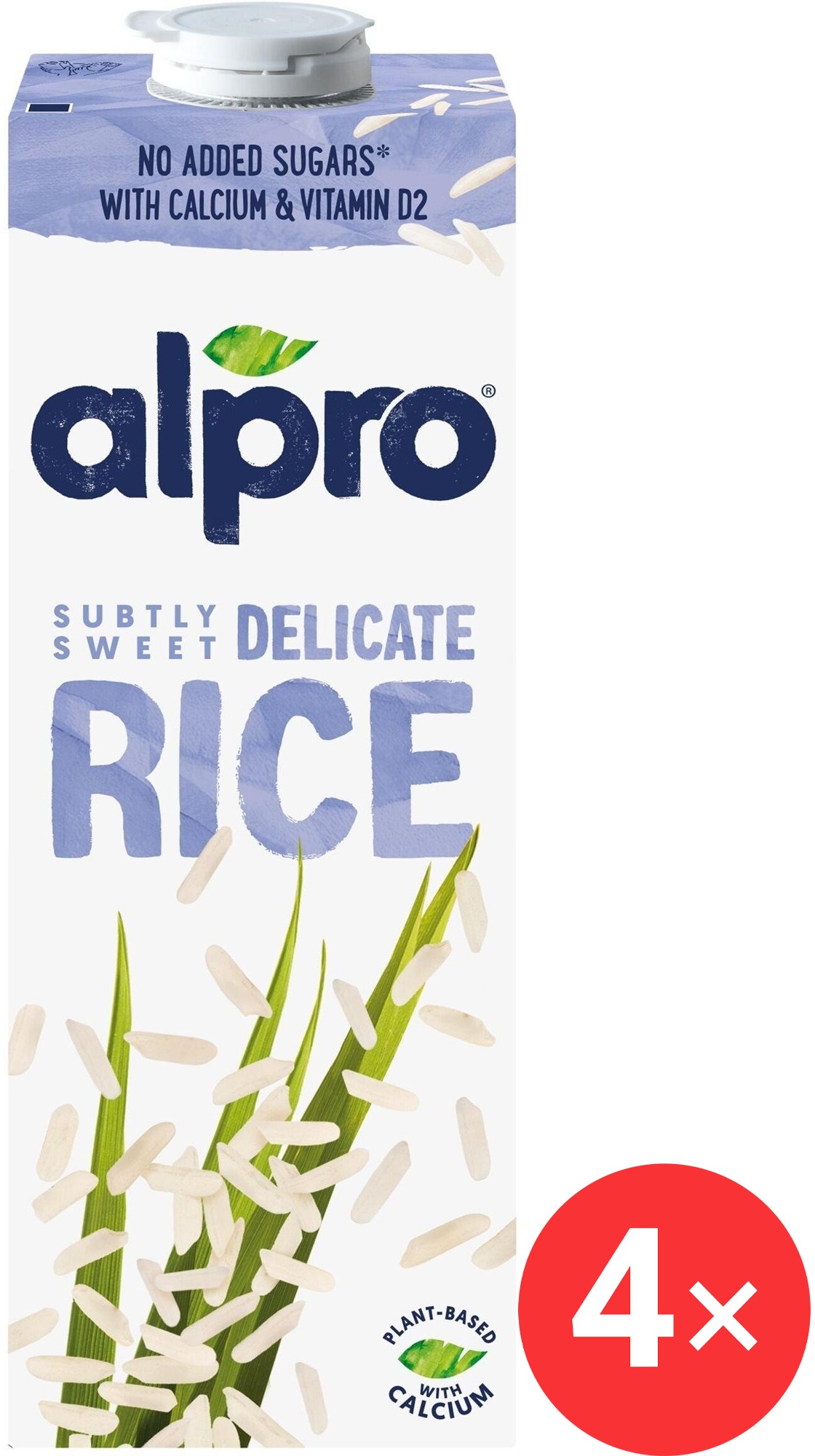 Alpro ryžový nápoj 4× 1 l