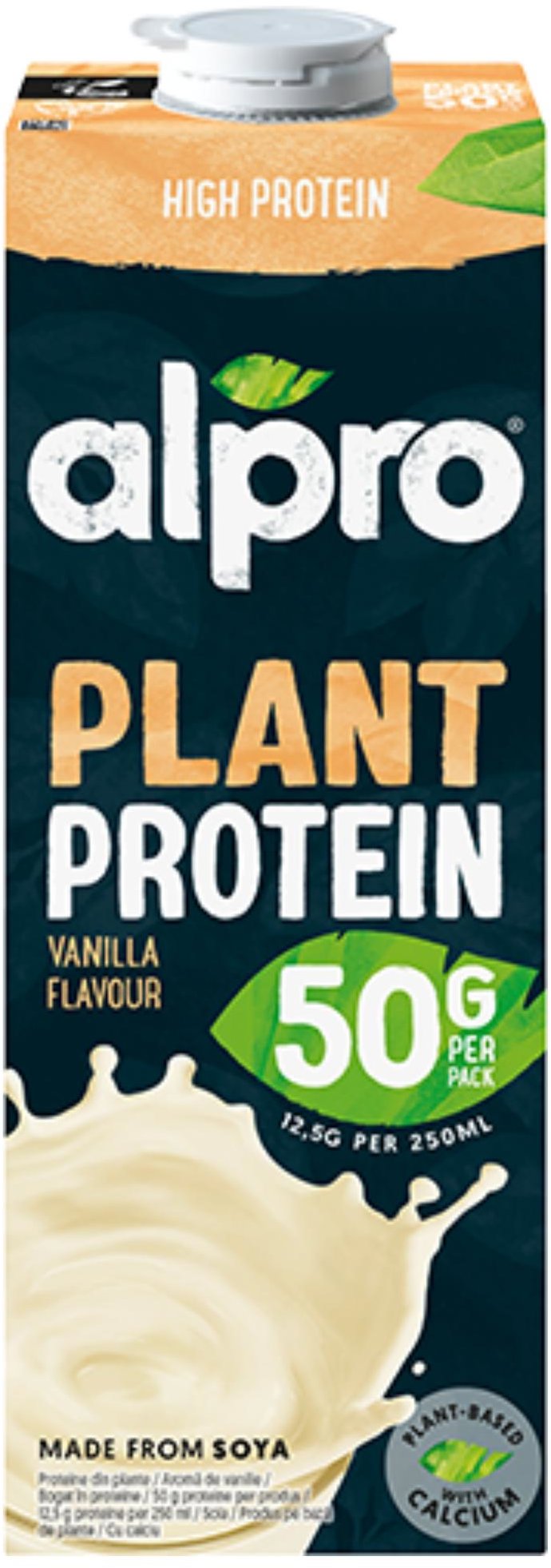 Alpro High Proteín sójový nápoj s čokoládovou príchuťou 1 l