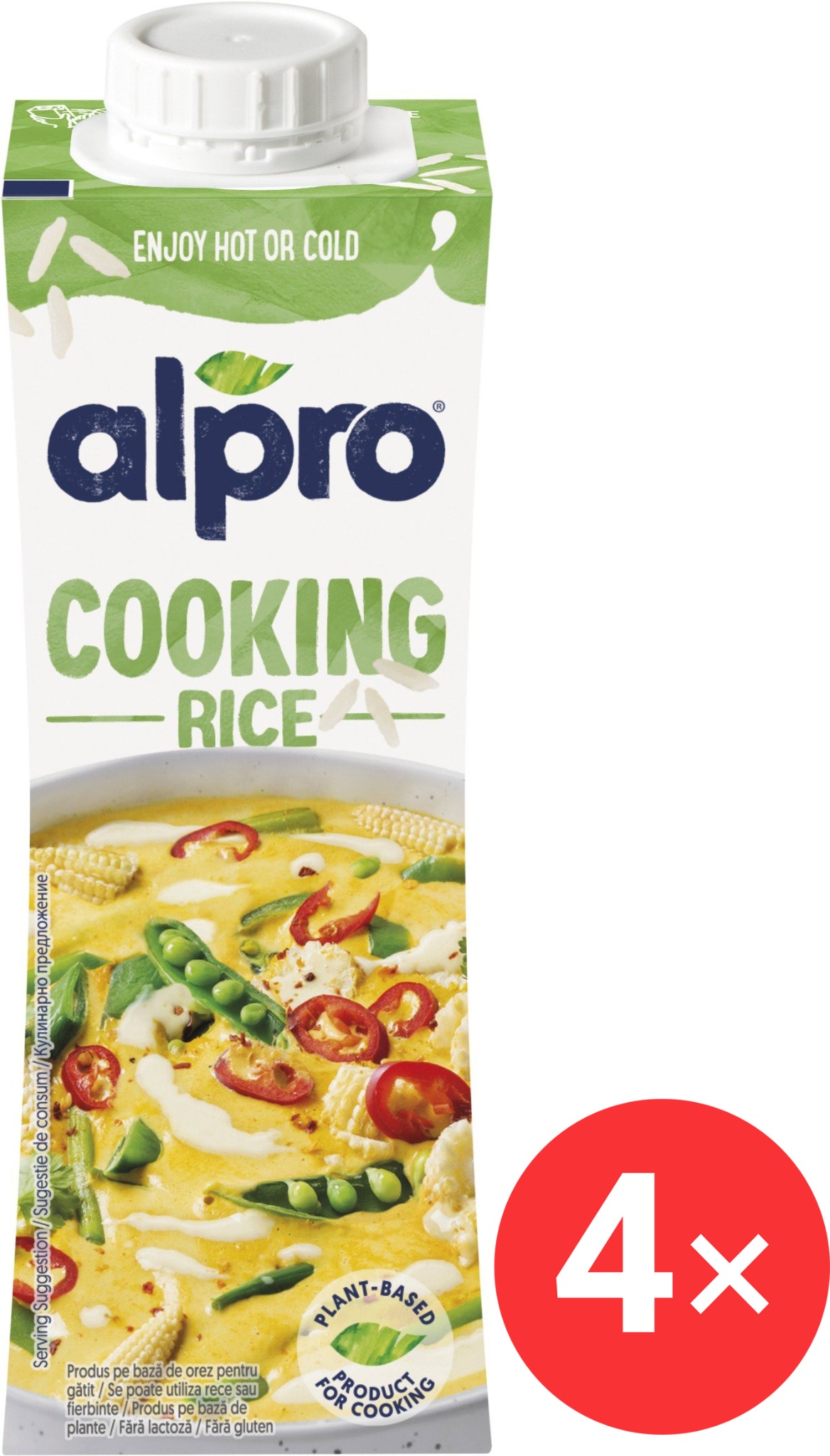 Alpro ryžový výrobok na varenie 4× 250 ml