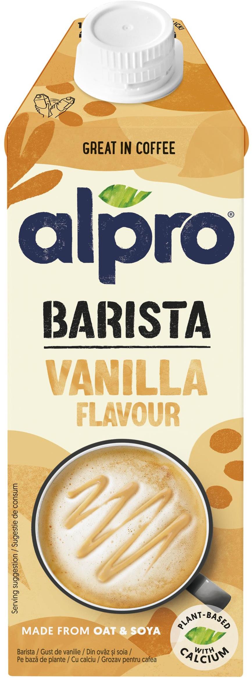 Alpro Barista Ovseno-sójový nápoj s vanilkovou príchuťou 750 ml