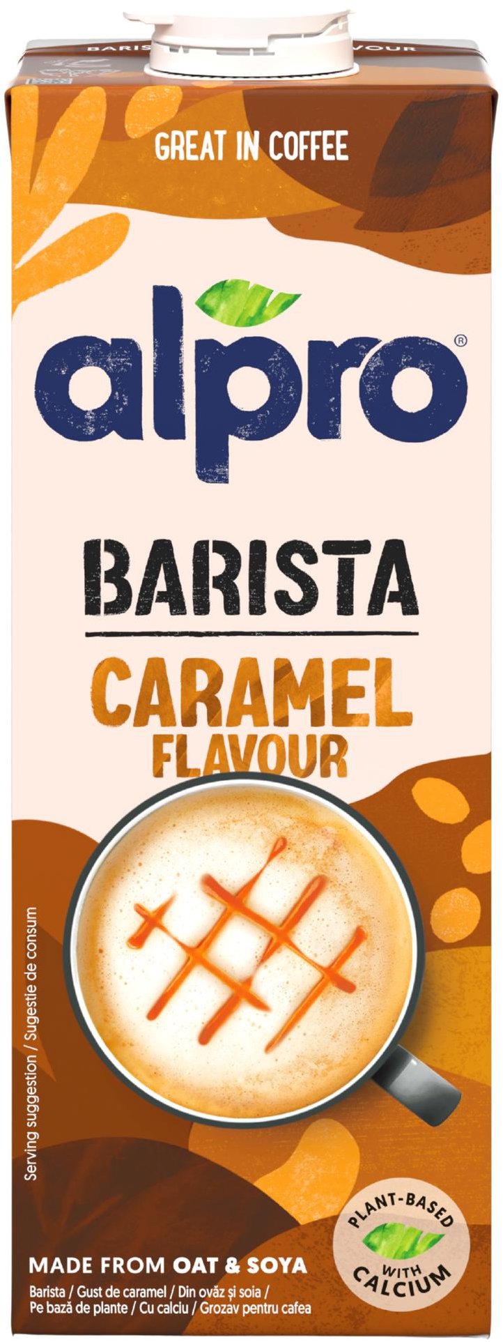 Alpro Barista Ovseno-sójový nápoj s karamelovou príchuťou 1 l