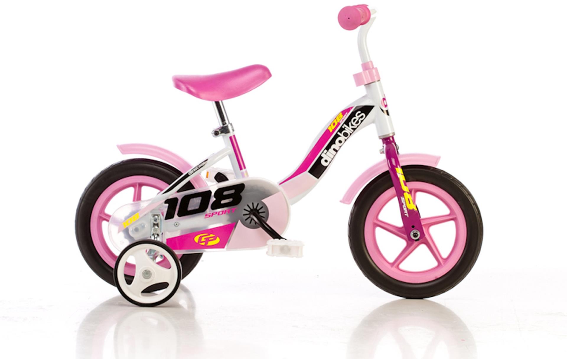 Dino Bikes ružový 10"