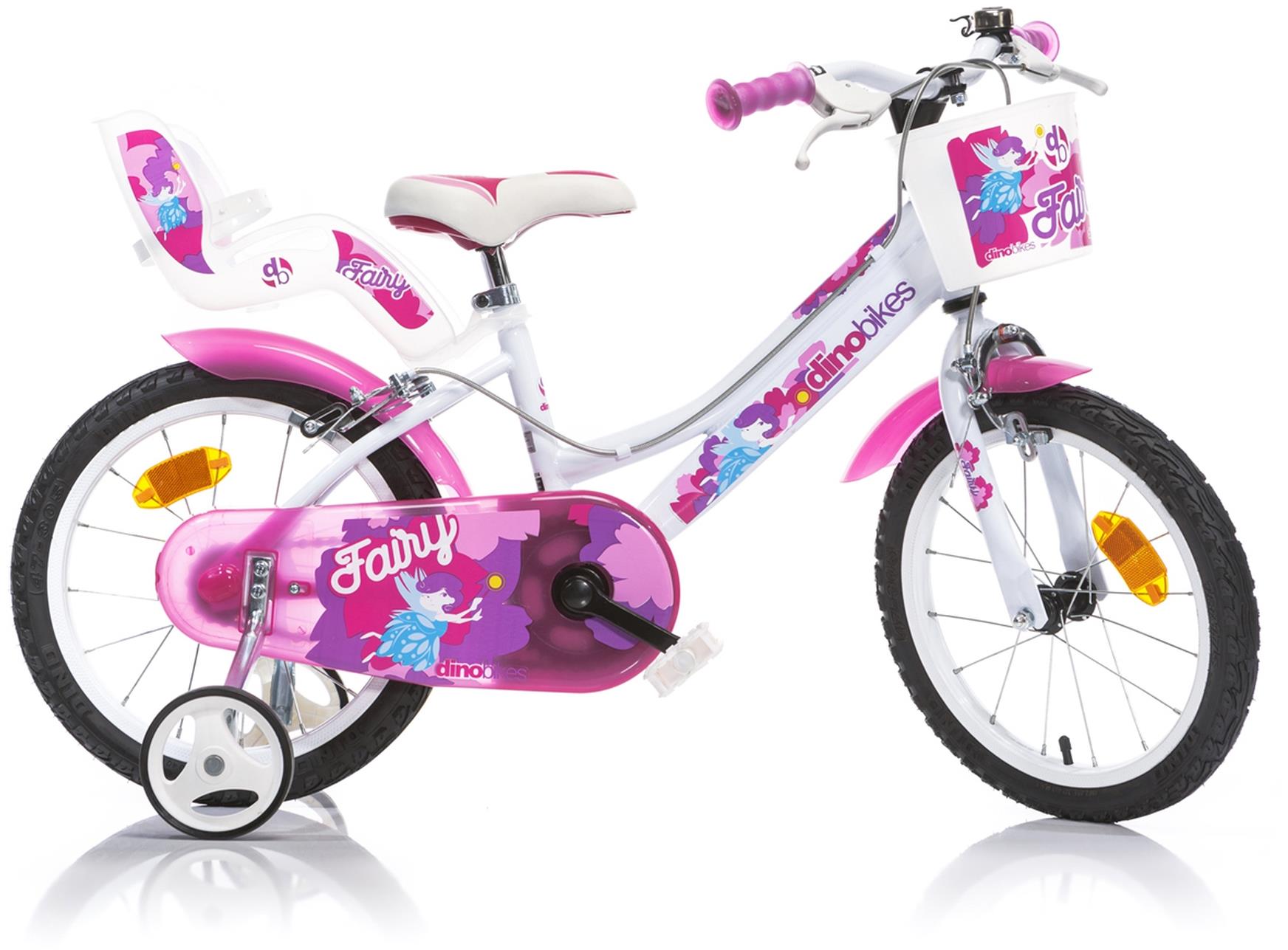 Dino Bikes bielo-ružový 16"