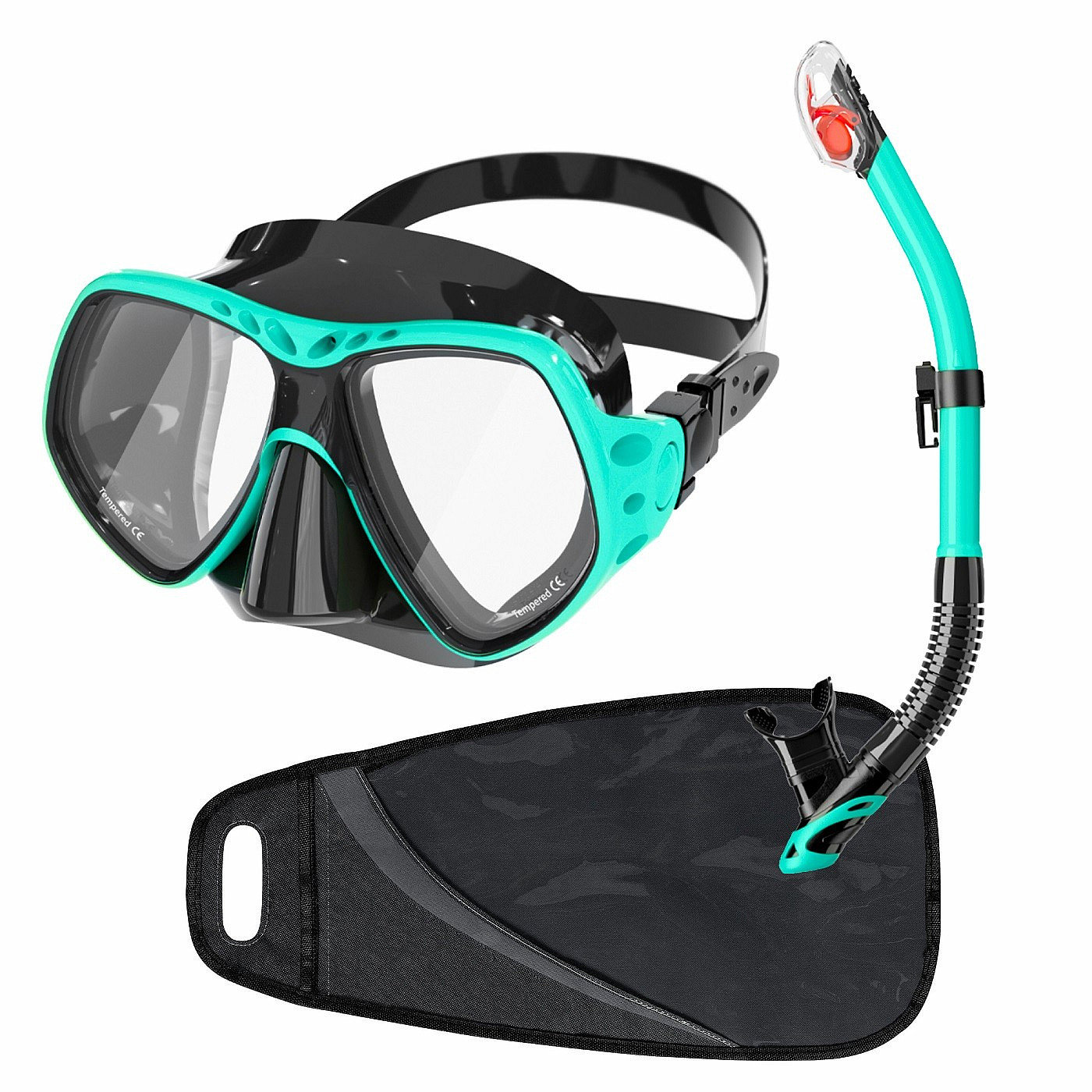 Dive Team Šnorchlovacia súprava Deep Vision antifog, aqua