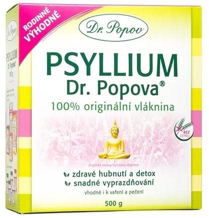 Dr. Popov Psyllium vláknina 500 g