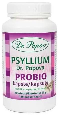 Dr. Popov Psyllium PROBIO kapsuly 120 ks