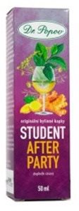 Dr.Popov STUDENT After party, bylinné kvapky 50 ml