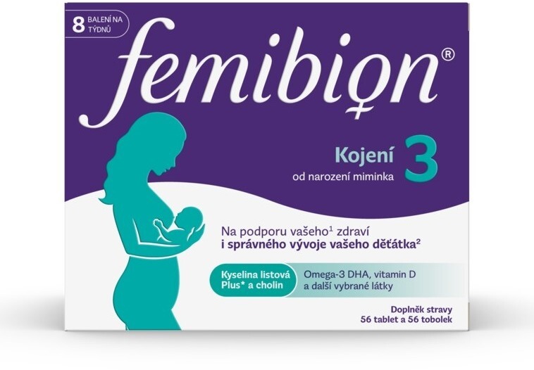 Femibion 3 Dojčenie 56 tabliet + 56 kapsúl