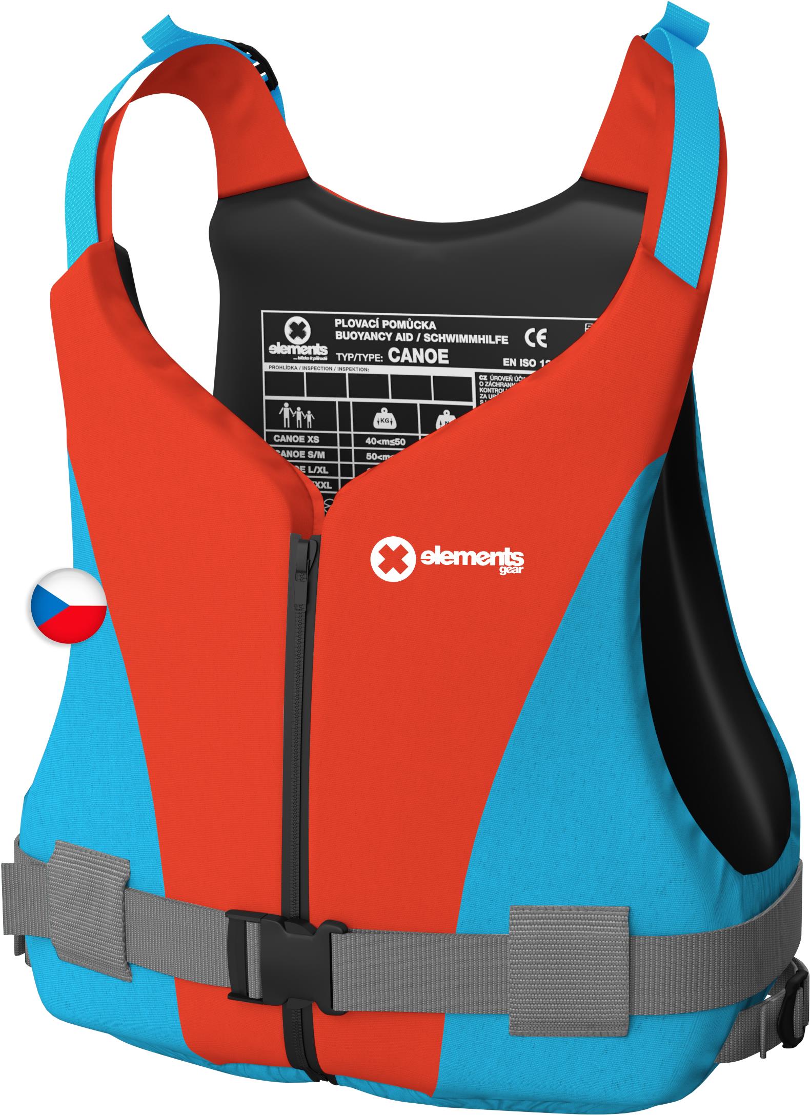 ELEMENTS GEAR Canoe plus, červená, veľ. S/M