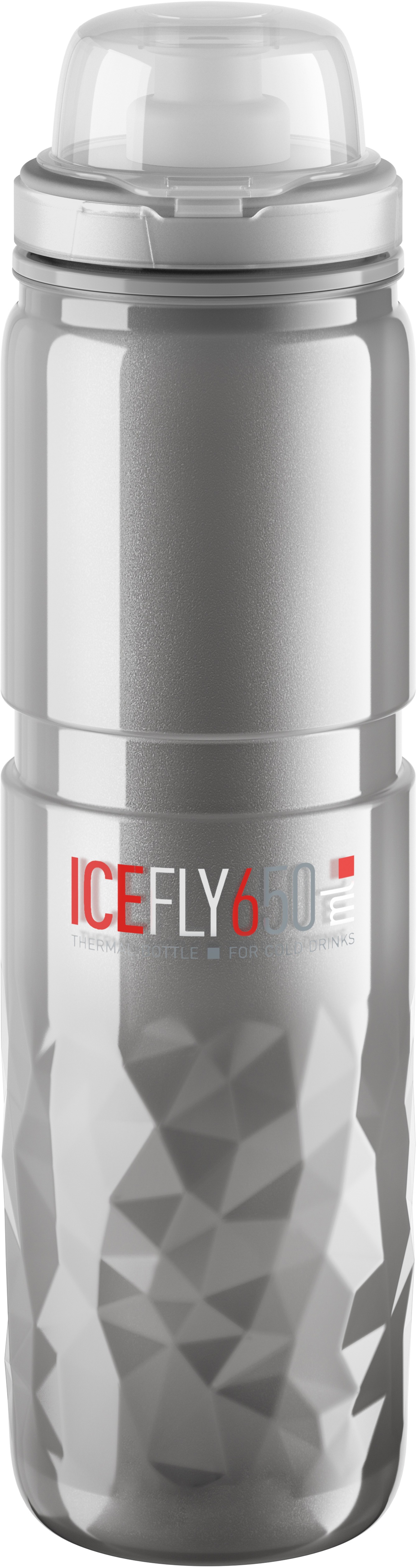 Elite Cyklistická fľaša na vodu FLY CLEAR 650 ml