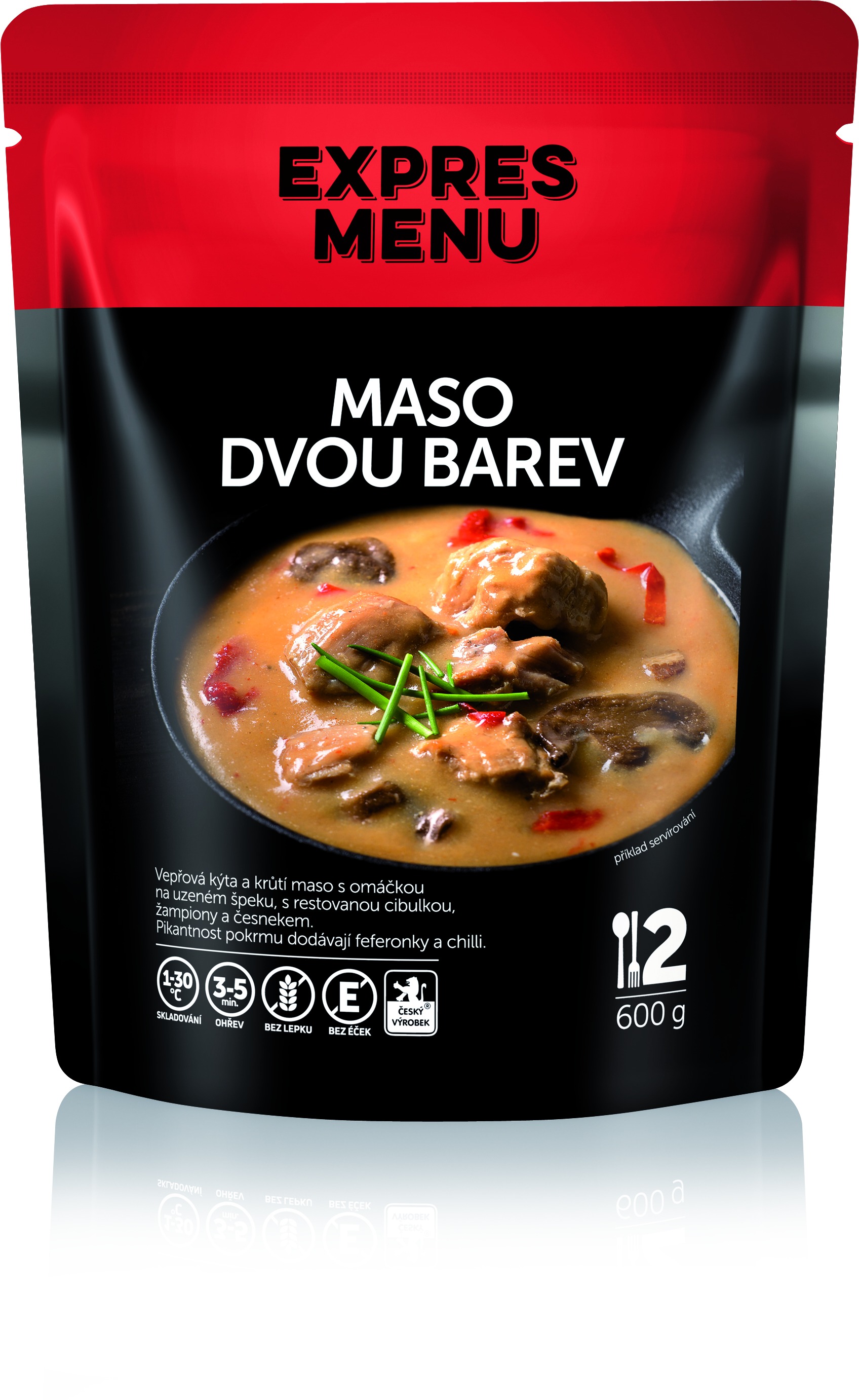 Expres Menu Mäso dvoch farieb 600 g