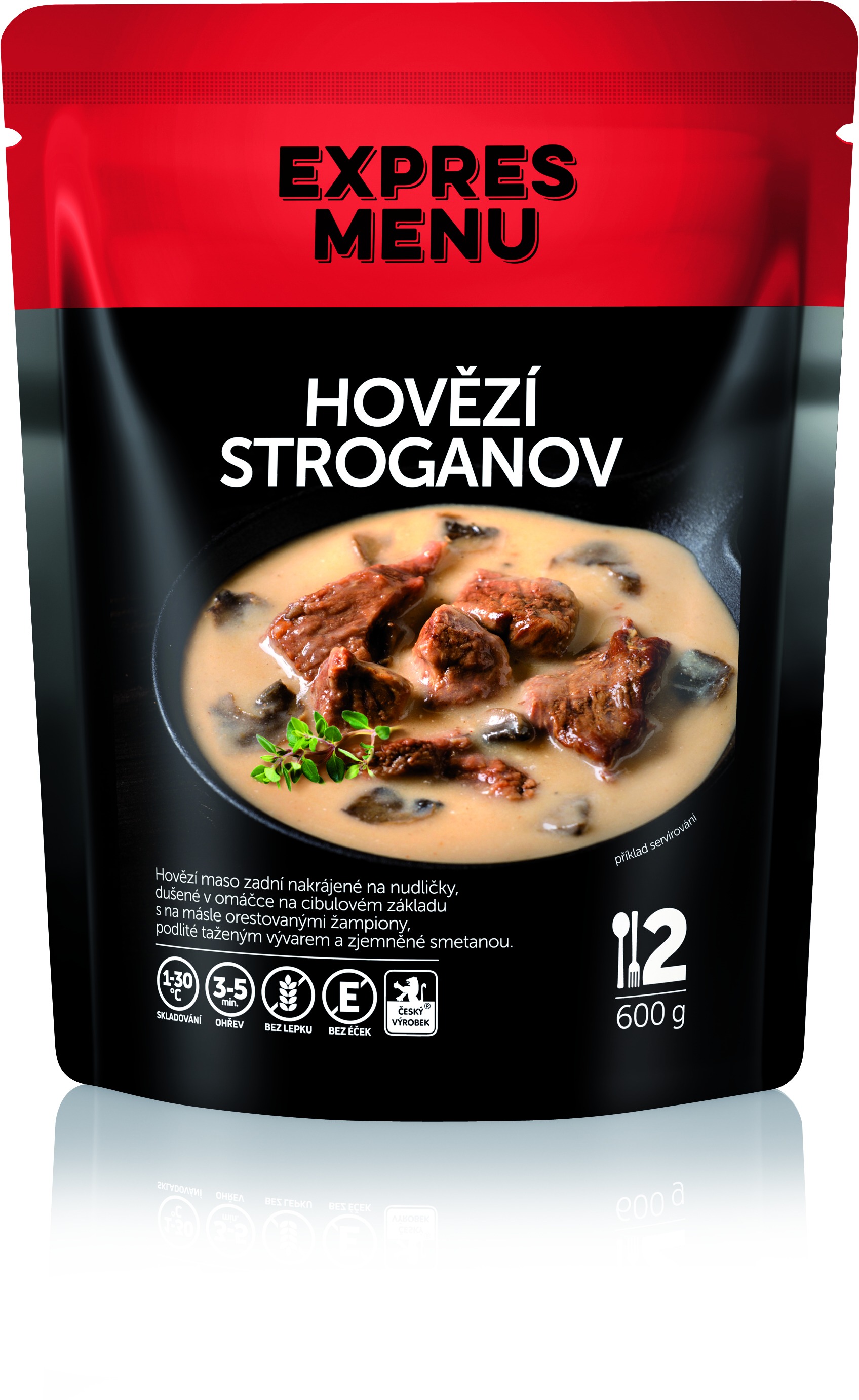 Expres Menu Hovädzie Stroganov 600 g