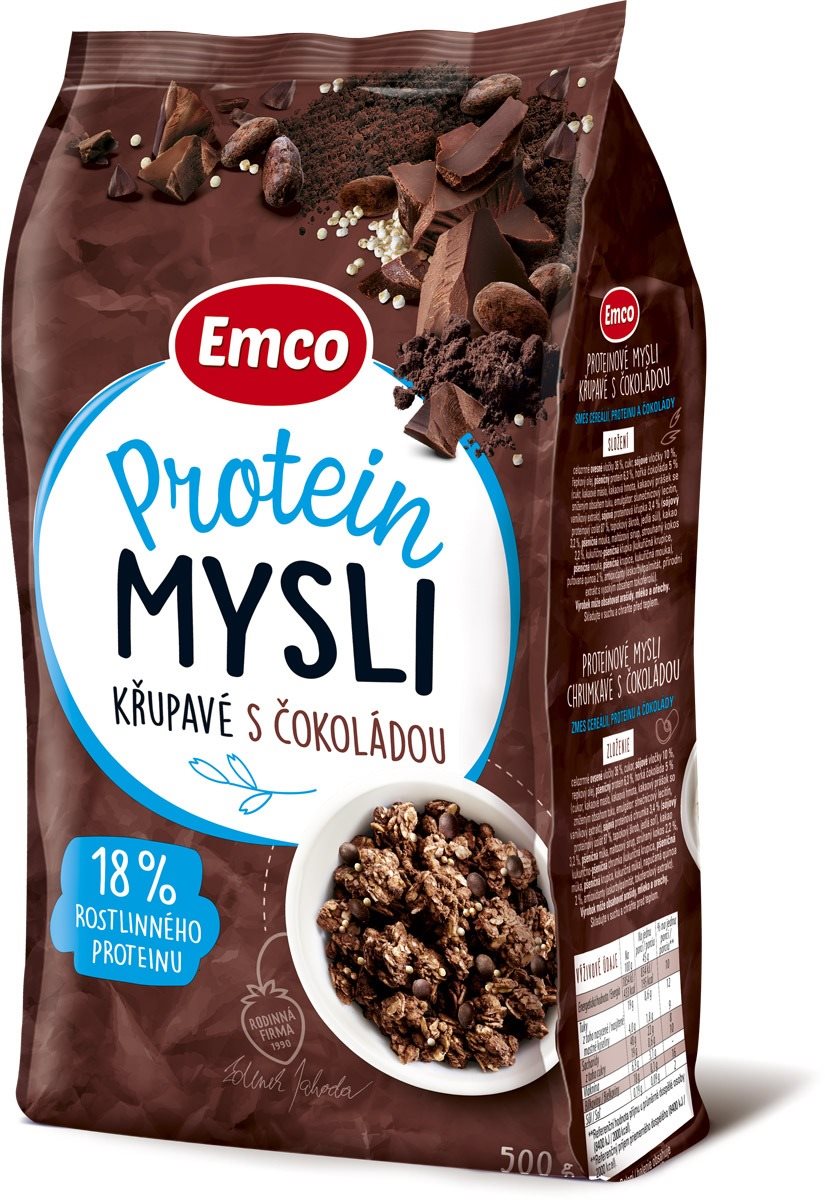 Emco Super mysli proteín & quinoa s čokoládou 500 g