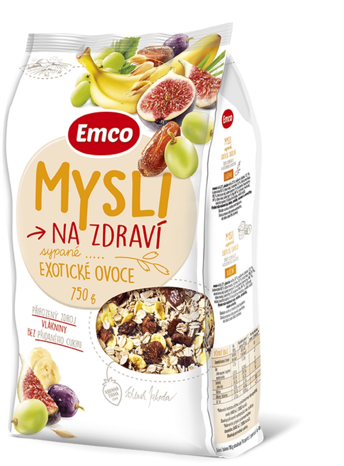 Emco Mysli sypané – exotické ovocie 750 g