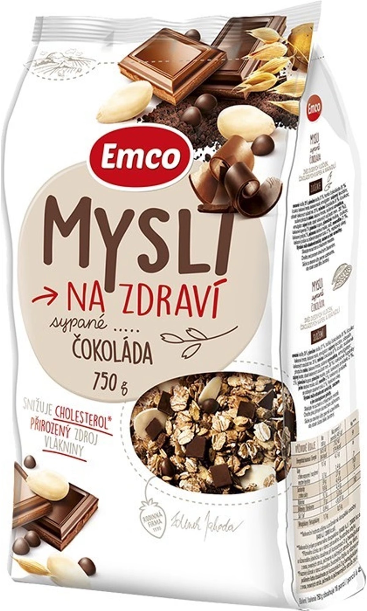 Emco Mysli sypané – čokoláda 750 g