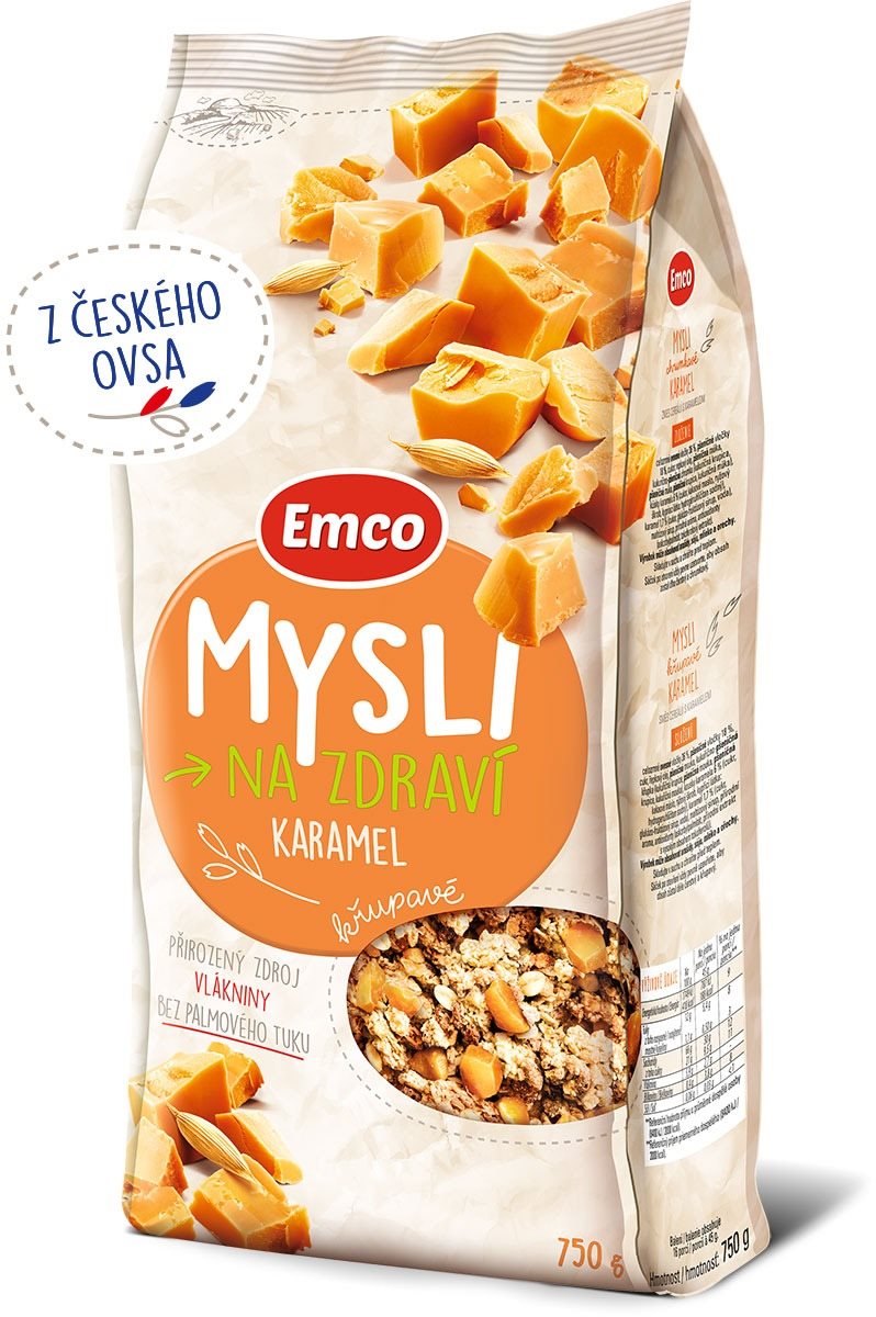 Emco Mysli chrumkavé – kúsky karamelu 750 g