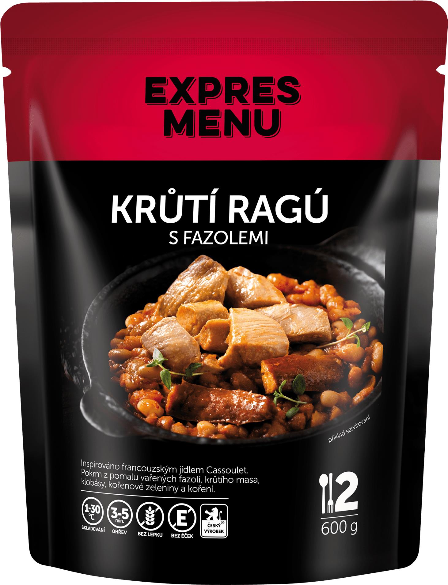 EXPRES MENU Morčacie ragú s fazuľami 600 g