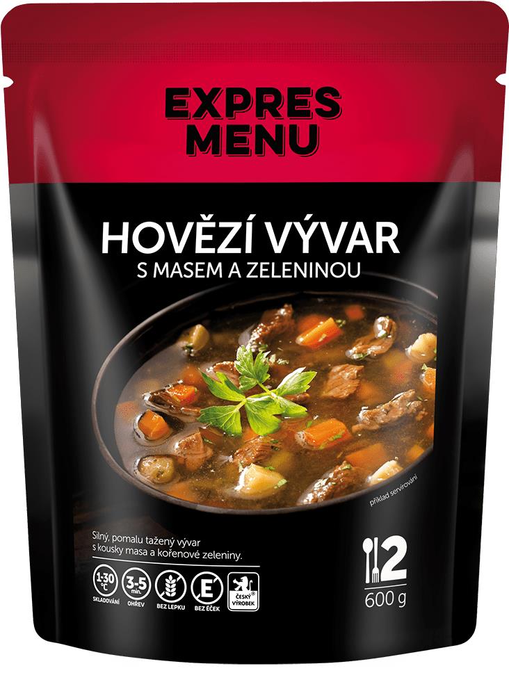 Expres Menu Hovädzí vývar so zeleninou 600 g