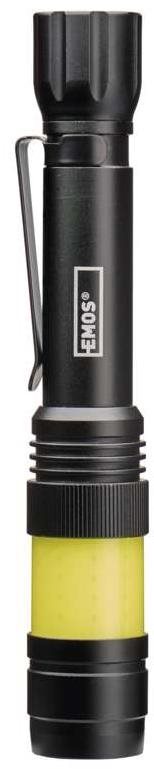 EMOS 360° COB LED svietidlo kovové, 270 lm, 2× AA