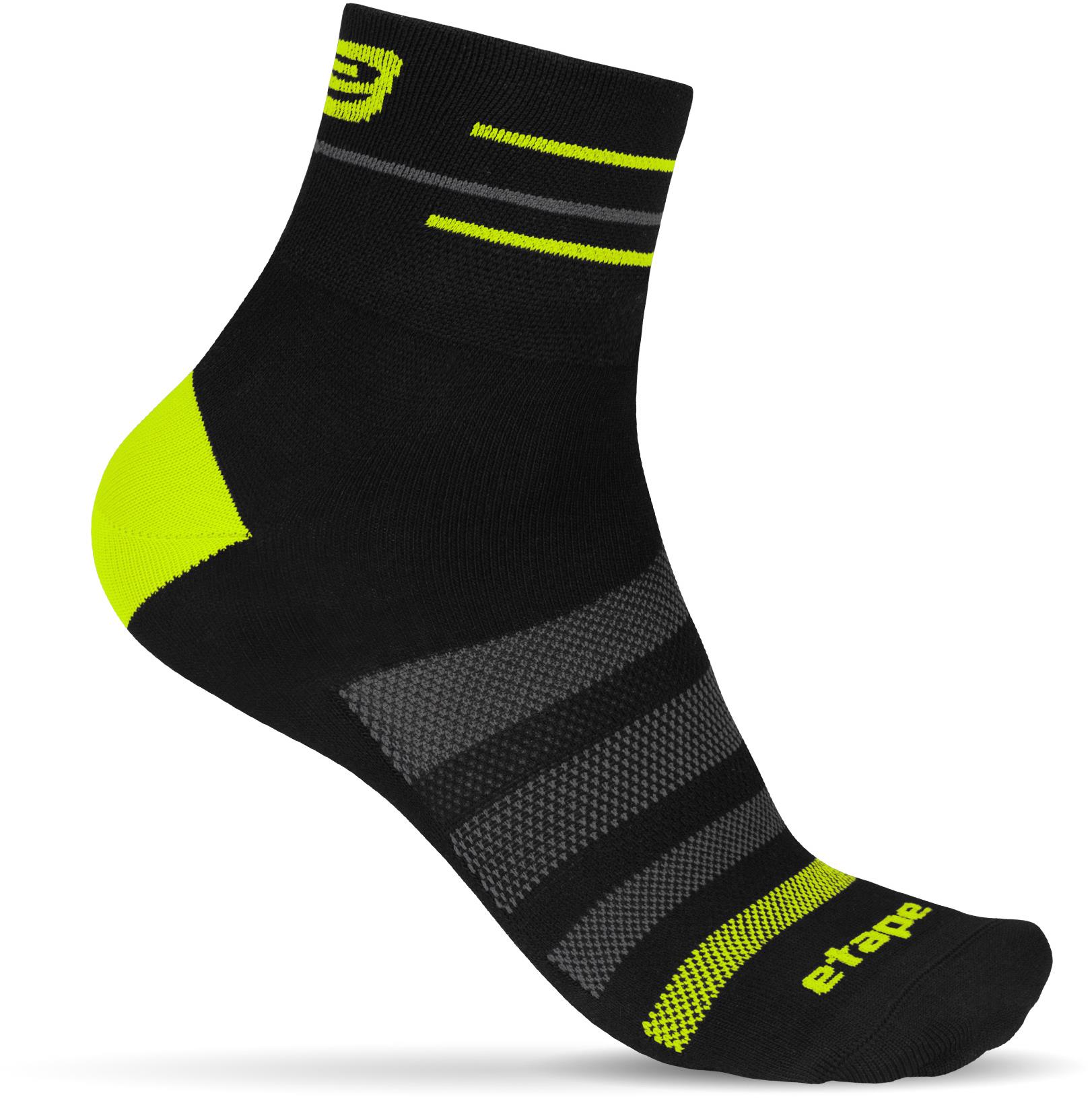 Etape Sox čierna/žltá fluo 44 – 47