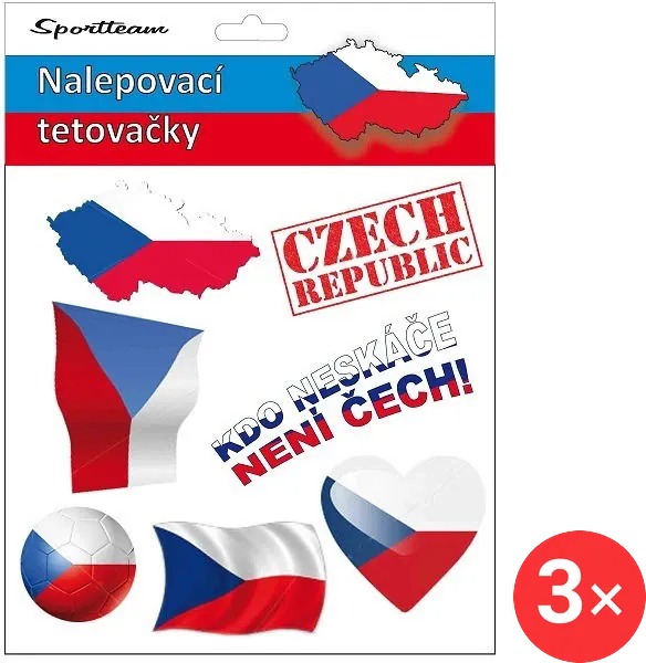 SPORTTEAM Tetovacie obtlačky SR 2 3 ks