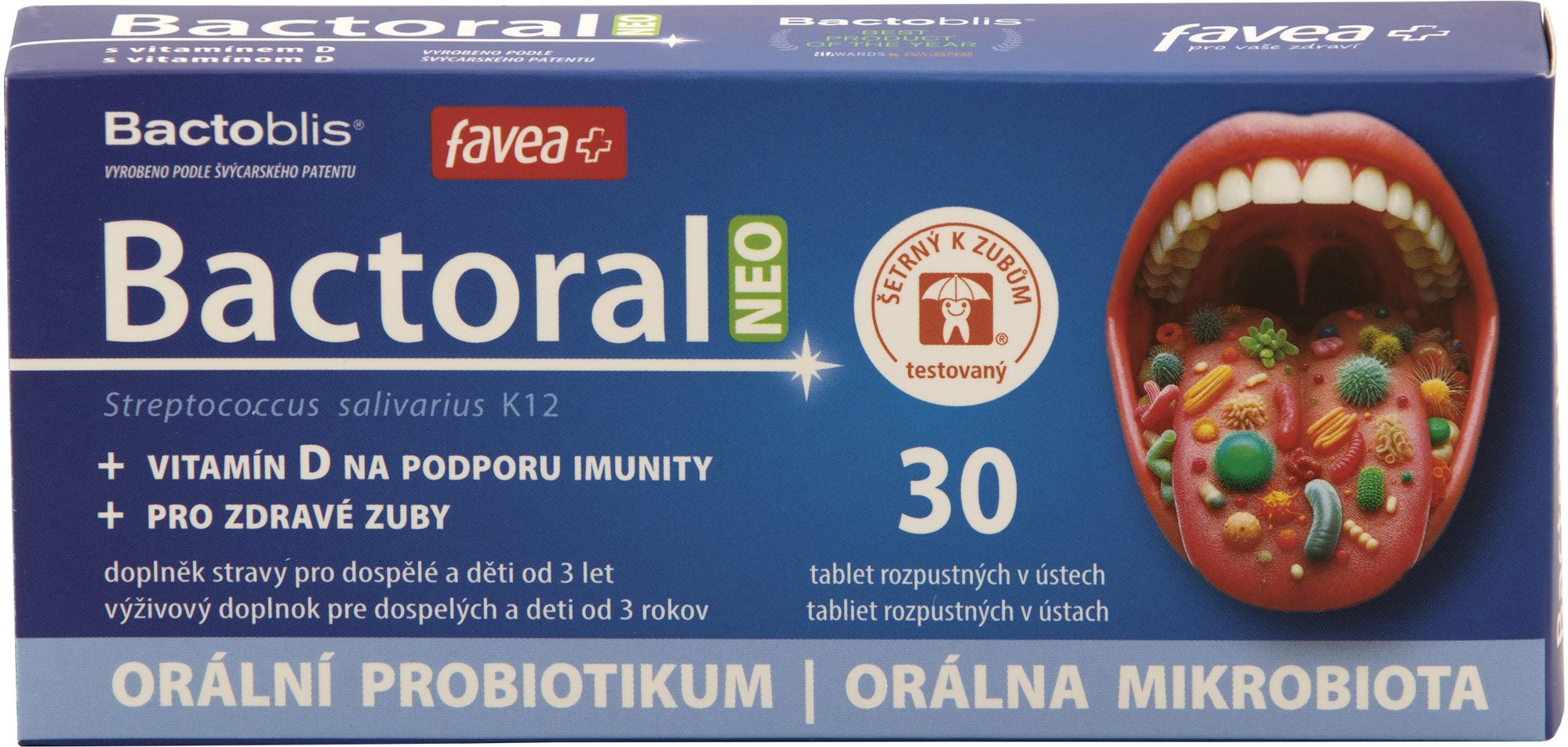 Favea Bactoral NEO 30 tabliet