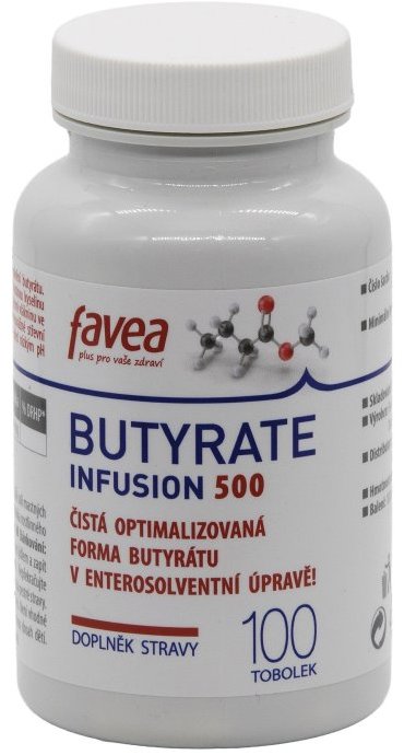 Favea Butyrate Infusion 500, 100 kapsúl