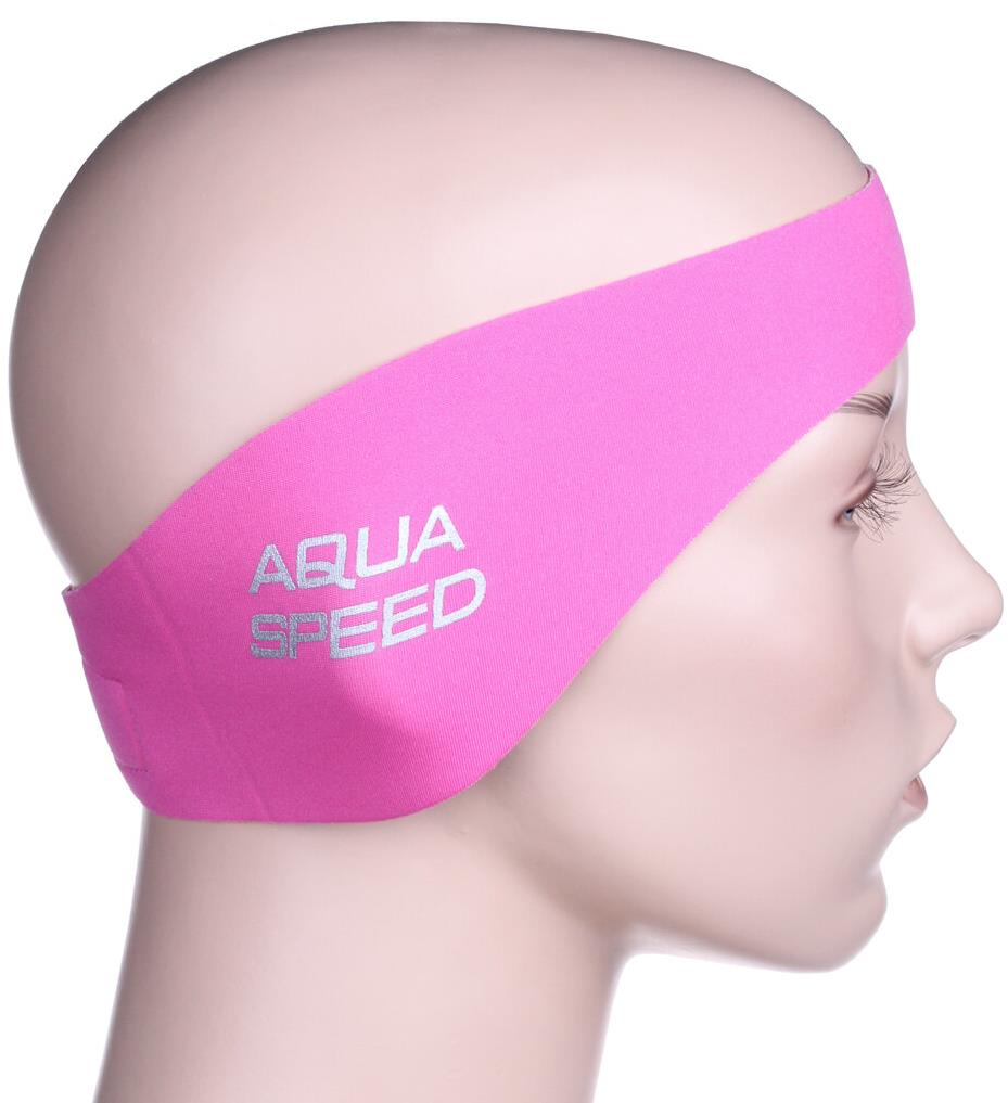 Aqua-Speed Ear Neo Kúpacia čelenka senior Multipack 4 ks ružová