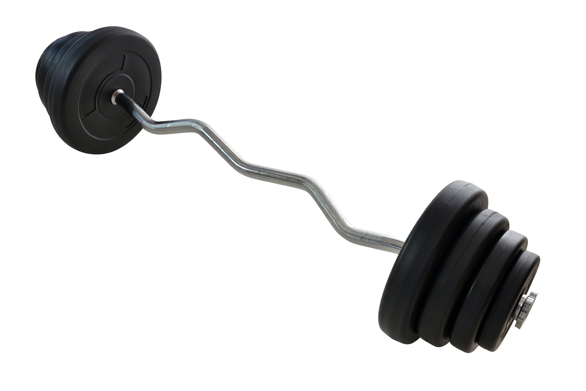 FitnessLine Nakládací činka EZ 45 kg