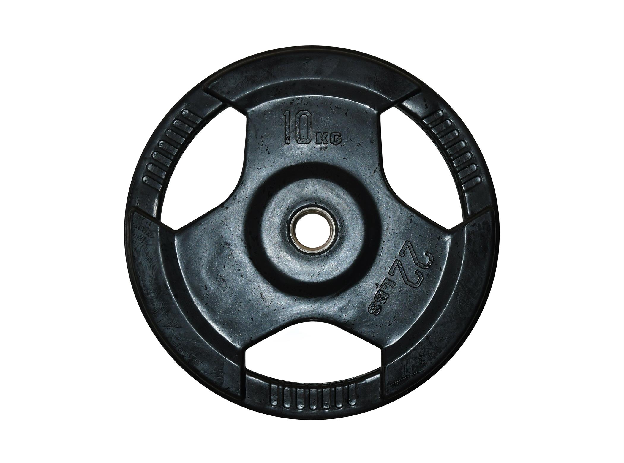 FitnessLine Kotúč liatinový pogumovaný 30 mm – 10 kg