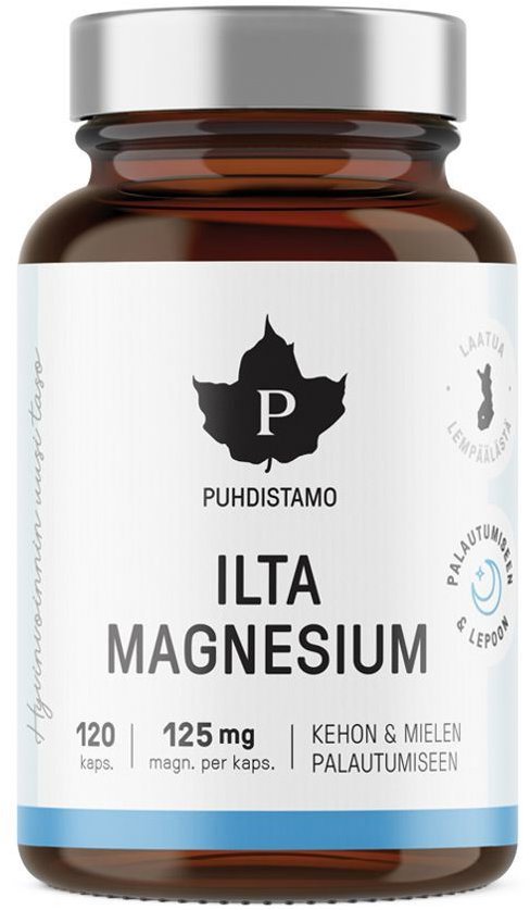 Puhdistamo Night Magnesium 120 kapsúl