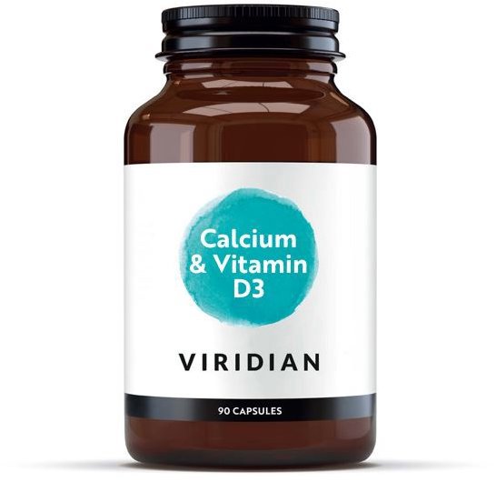 Viridian High Potency Calcium & D3 90 kapsúl