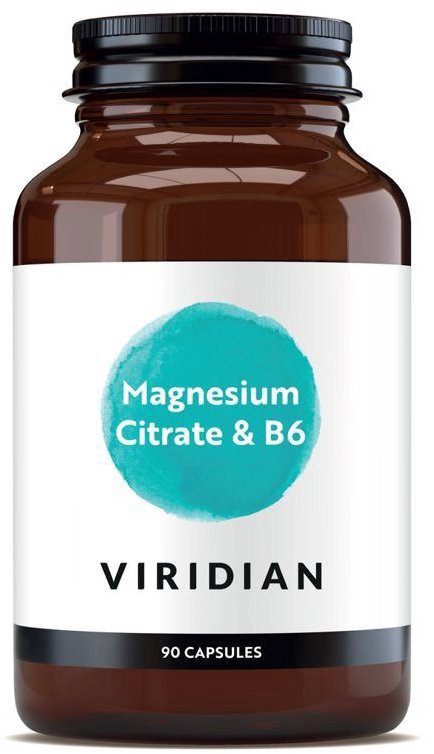 Viridian Magnesium Citrate with Vitamin B6 90 kapsúl
