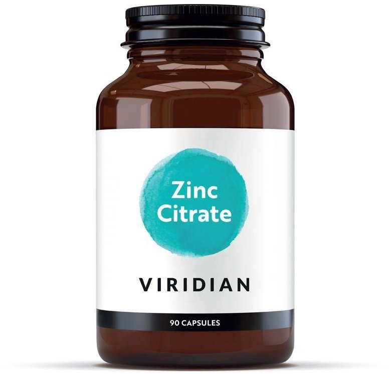 Viridian Zinc Citrate 90 kapsúl
